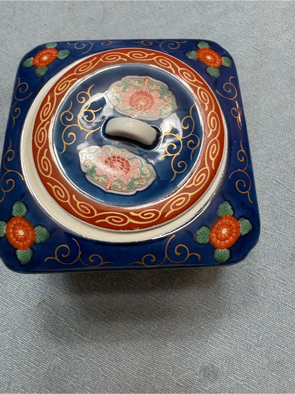 Vintage Asian tea box